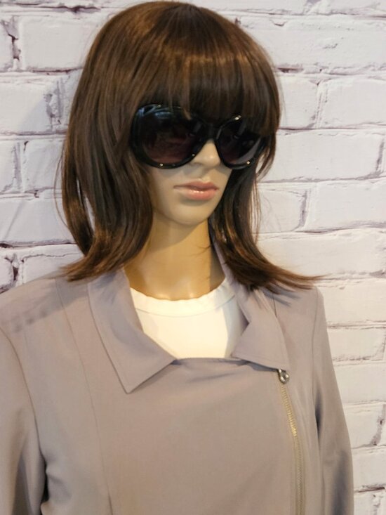 CLEO - Gray lightweight bomber style jacket - Picture 7 of 11